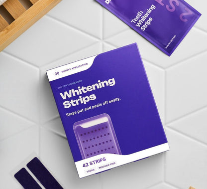 Purple Teeth Whitening Strips