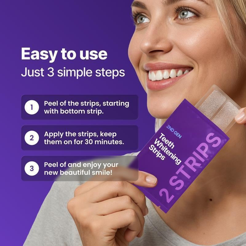 Purple Teeth Whitening Strips